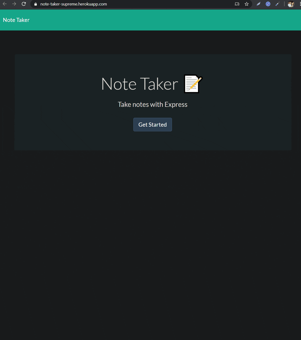 video of a note taker app