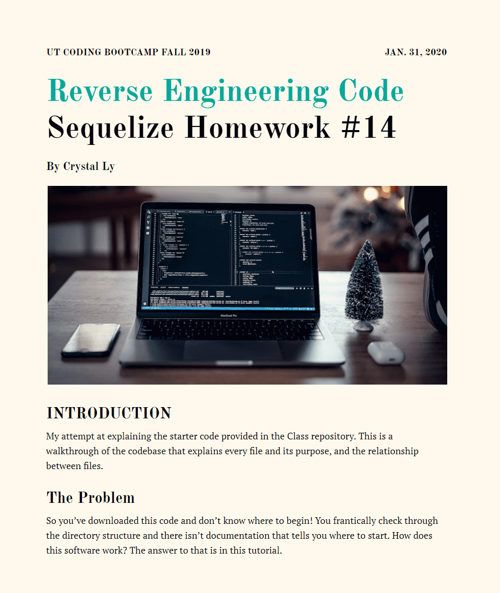 screenshot of essay on program reverse-engineering